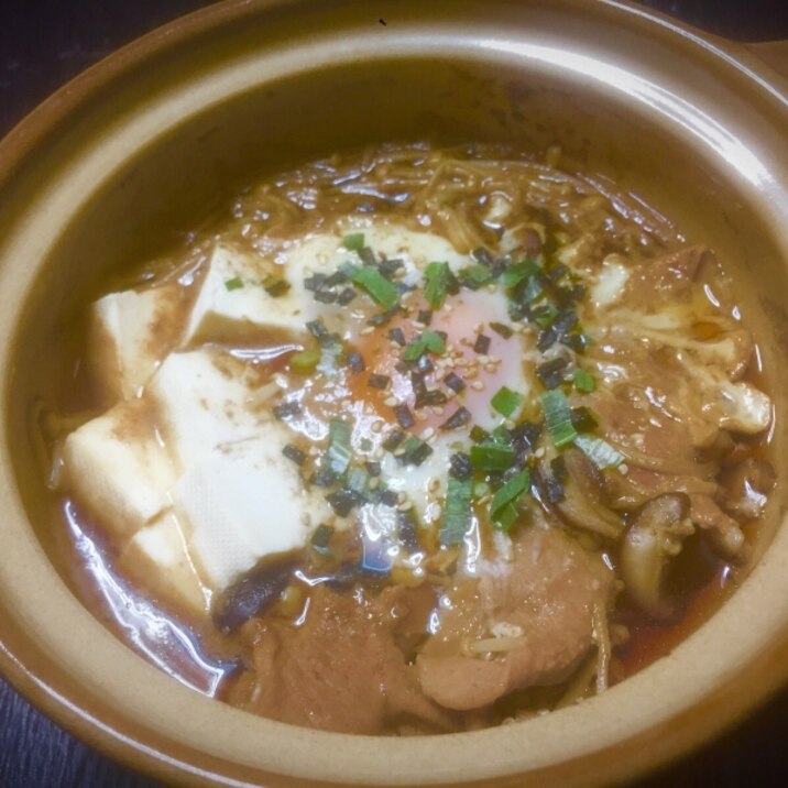 すき焼き風肉豆腐